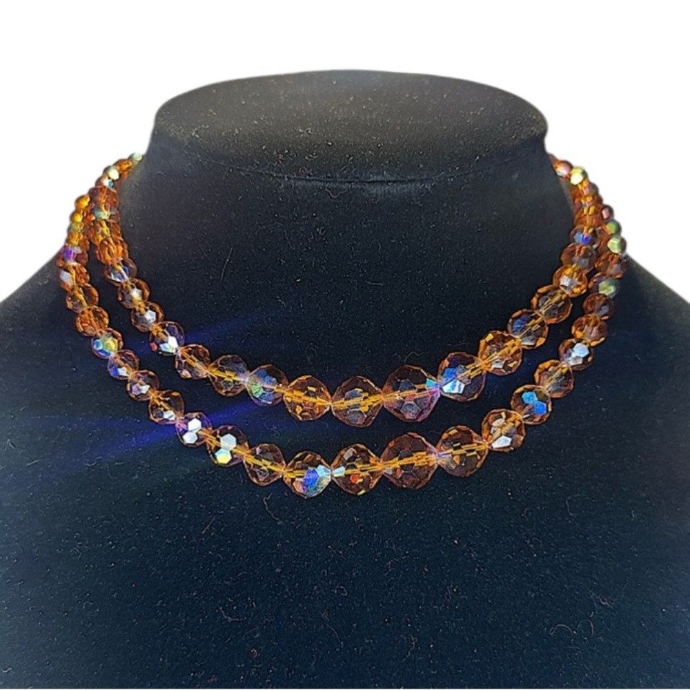 Vintage Laguna glass necklace